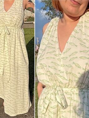 NWT A New Day Fish Summer Maxi Dress